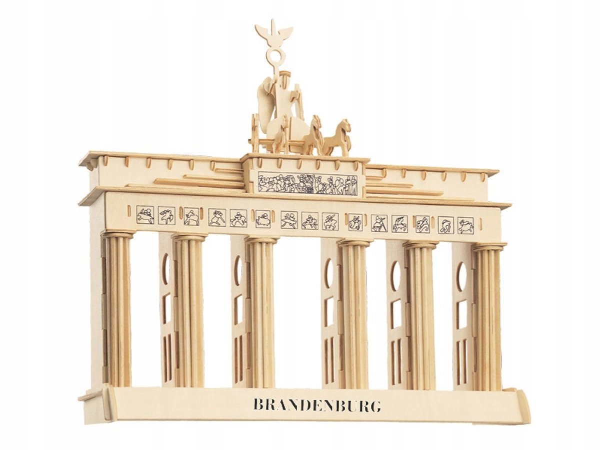 3D Houten Puzzel Brandenburgse Poort - 39 Delen