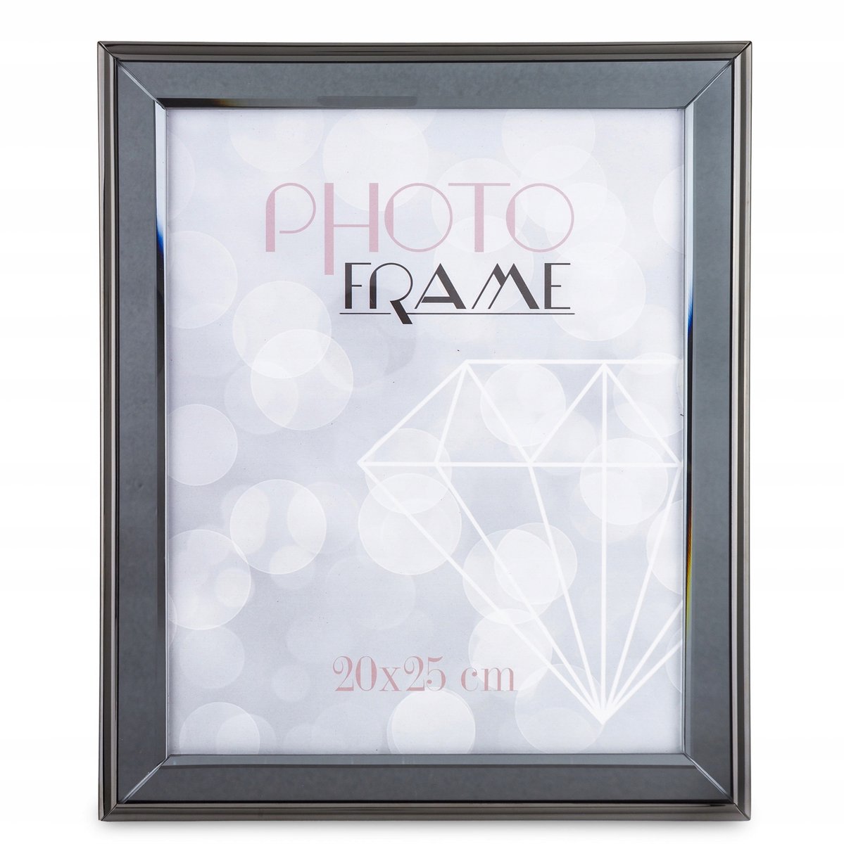 Elegante Zilveren Fotolijst 20x25 cm Staand Glamour Design