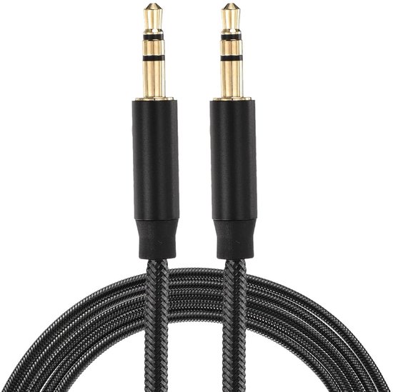 Stereo-Audiokabel 3,5 mm Male | 3,5 mm Male | Vernikkeld | 50 cm | Rond