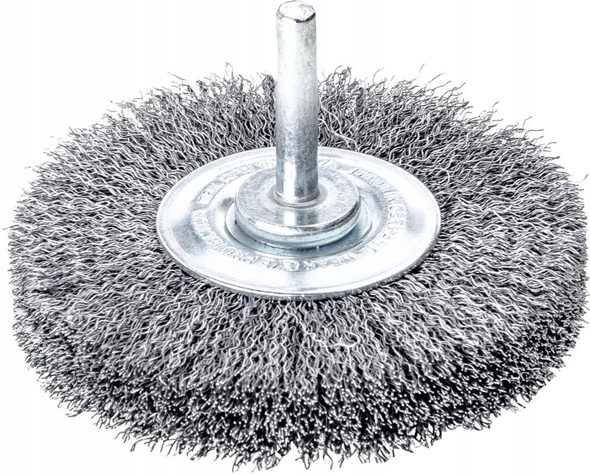 Lessmann Schijfborstel met Schacht, RVS, Golfdraad 30x0,2mm