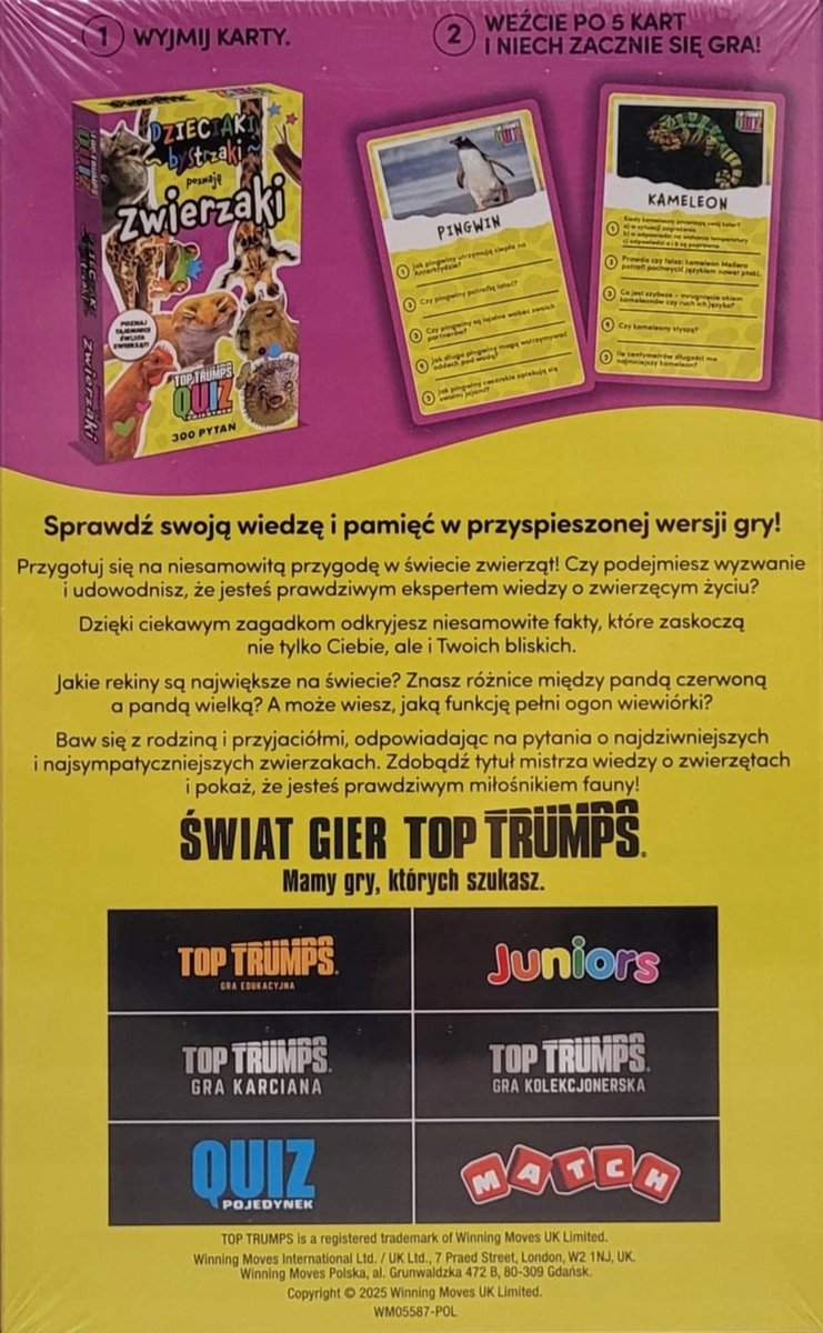 Top Trumps Quiz Dierenkaarten: 300 Vragen