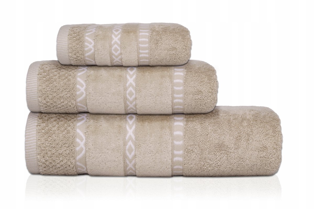 Detexpol Gino Badhanddoek 70x140cm - 100% Katoen - Beige