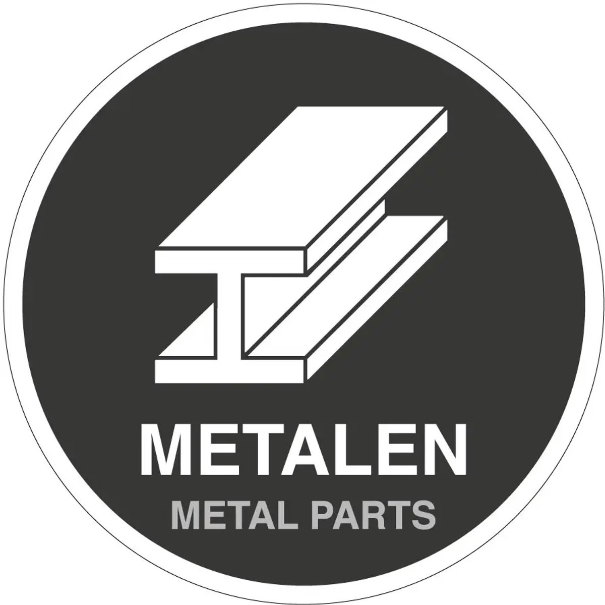 Metaal afval sticker | 40 cm