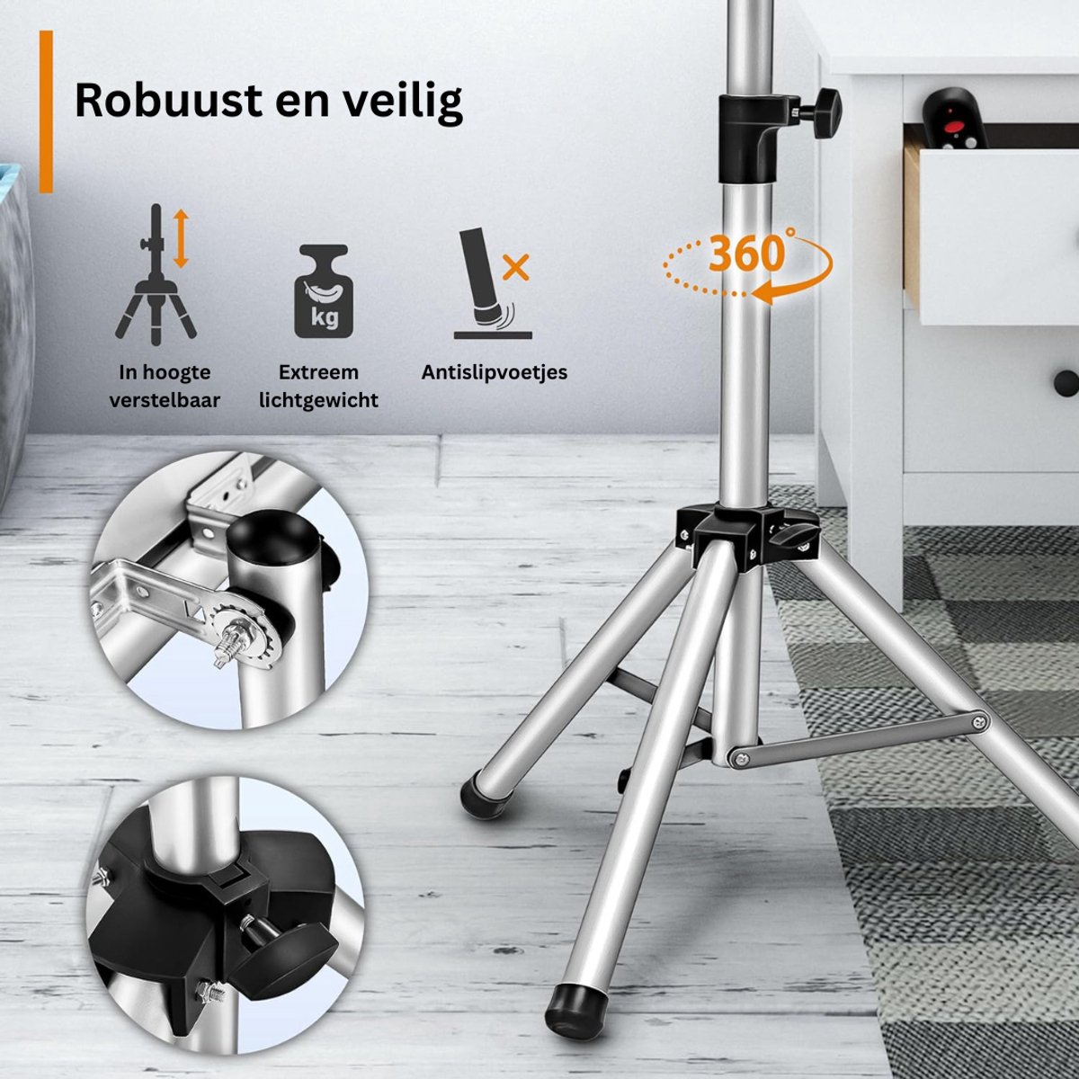 DailySupplies® Elektrische Kachel - Heater - Terrasverwarmers – foto 5