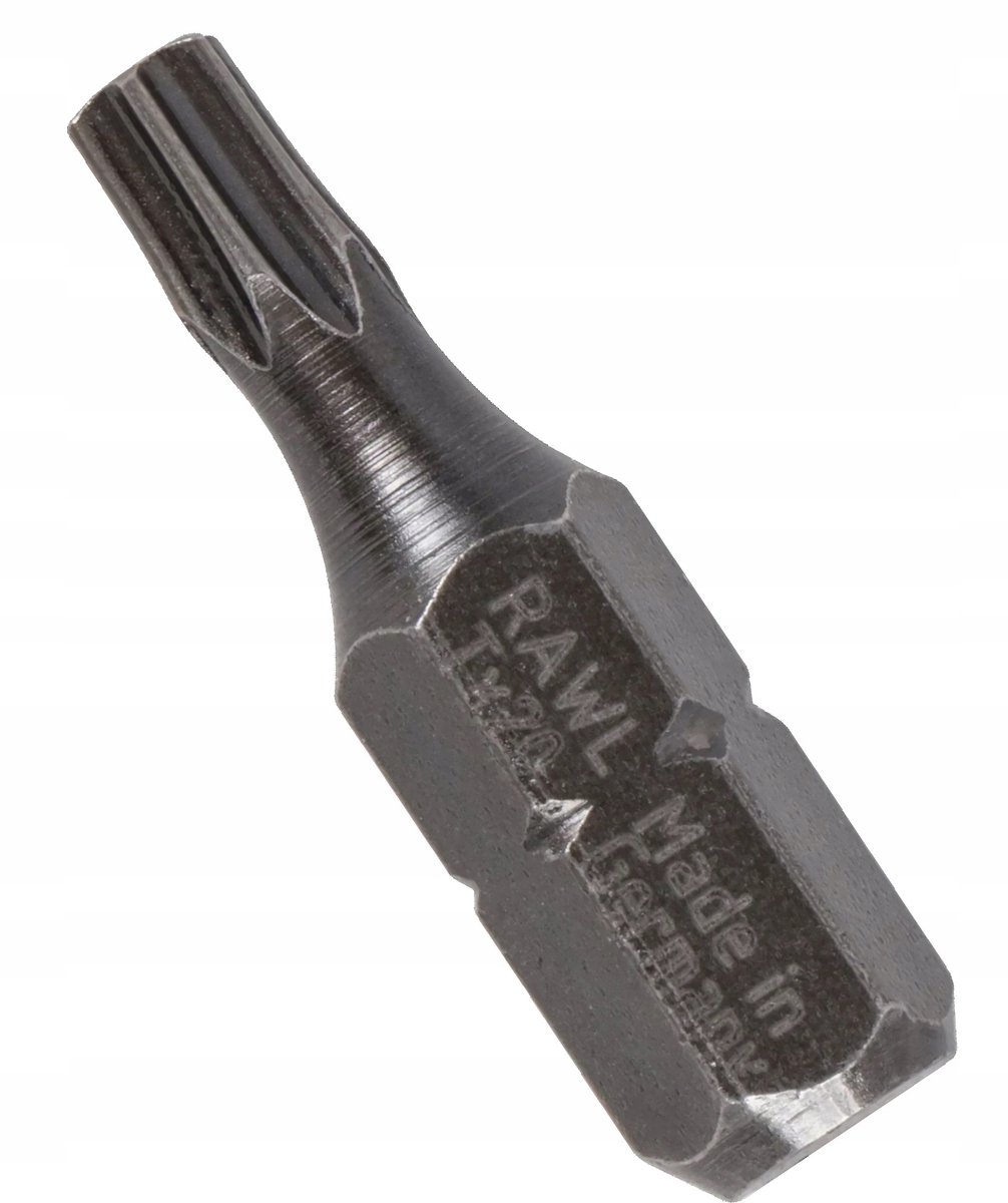Rawlplug Torx TX20 slagbit 25 mm 1/4" impact