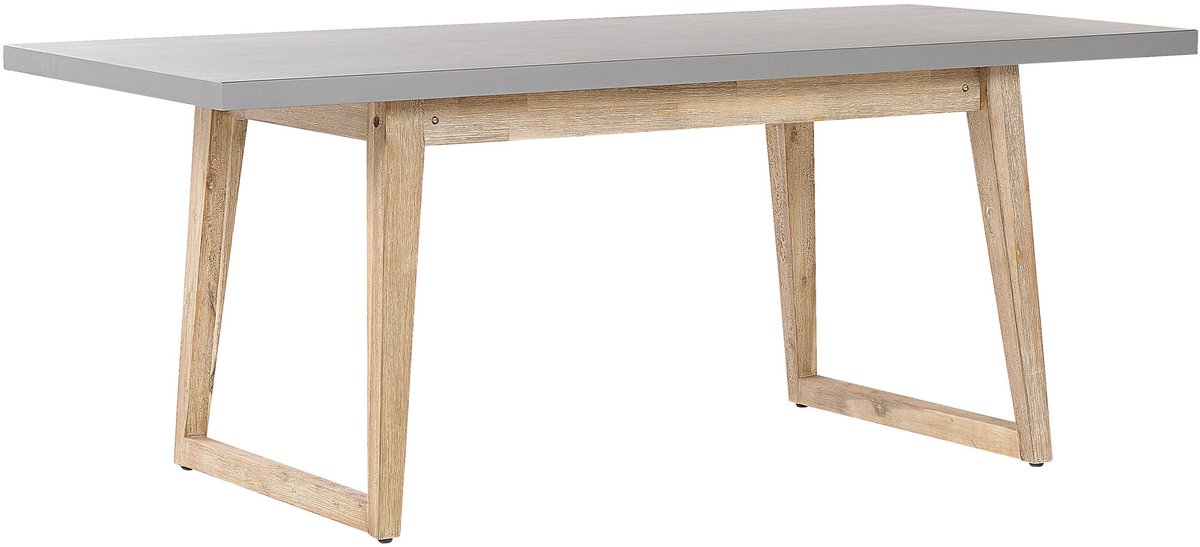 Beliani ORIA - Tuintafel - grijs - Vezelcement