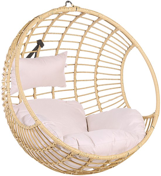Beliani – ASPIO – Hangstoel – Natuurlijk – PE rotan