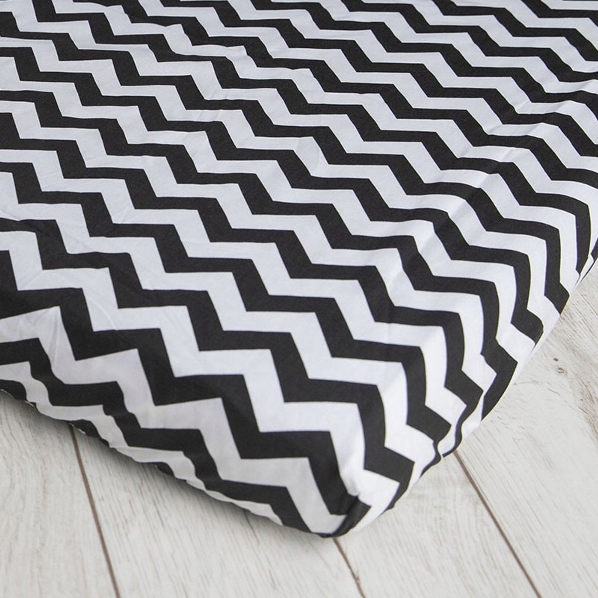 Laken met elastiek voor ledikant 60x120 cm, 100% katoen