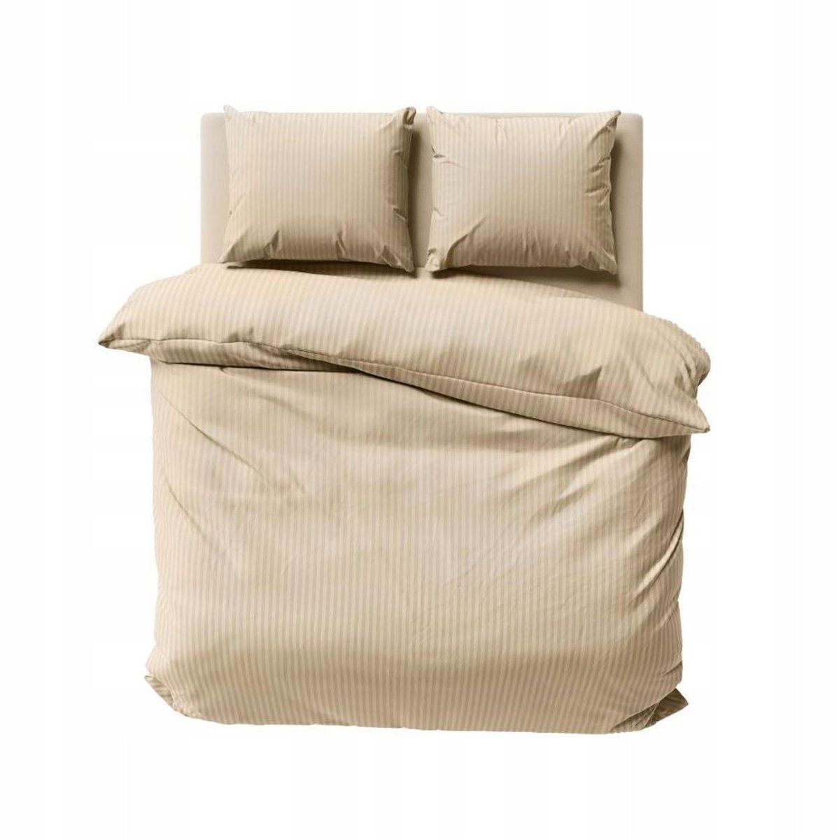 Pure Adamaszek Dekbedovertrek 220x200cm Zand Beige - Luxe Katoen