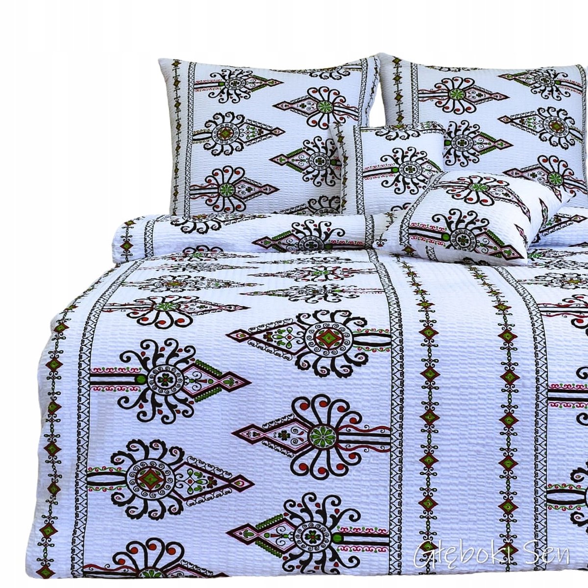 Kora Beddengoed 140x200cm - Traditioneel Parzenice Wit