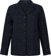 Hunkemöller Pyjamatop Flannel Blauw L