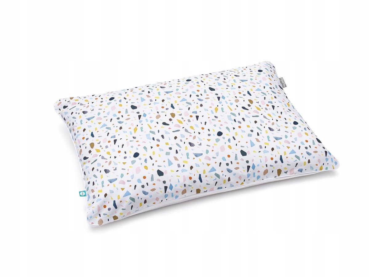 MUMLA Kussenhoes 50x60cm - Terrazzo Patroon - 100% dekking