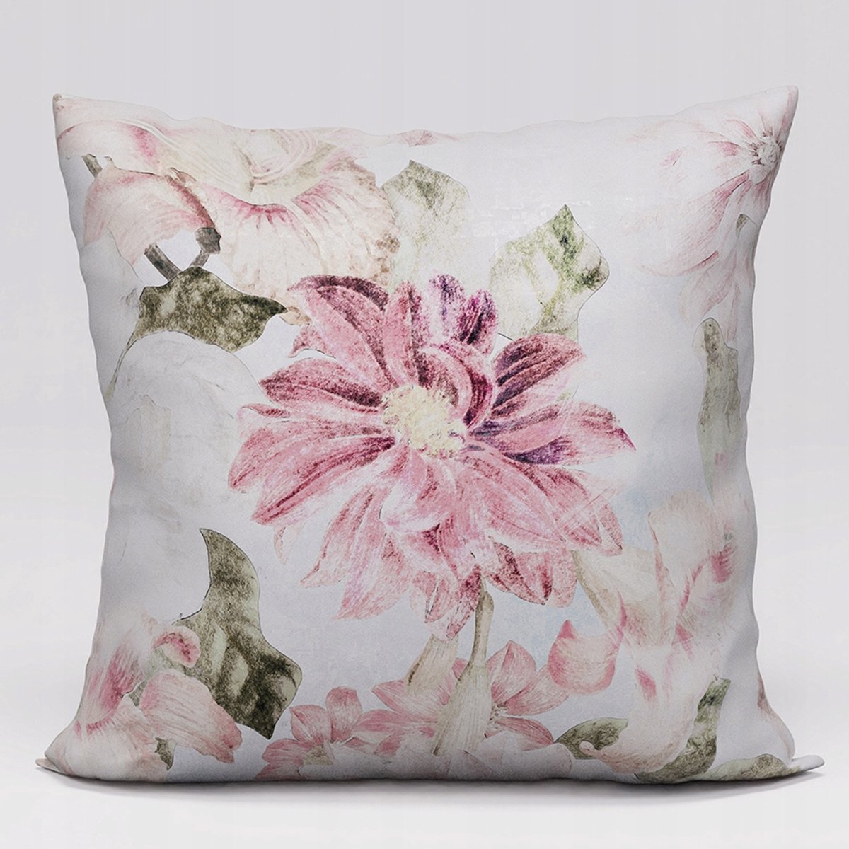 Decoratieve Kussensloop Howera 50x50cm - Zacht Velvet met Bloemenprint