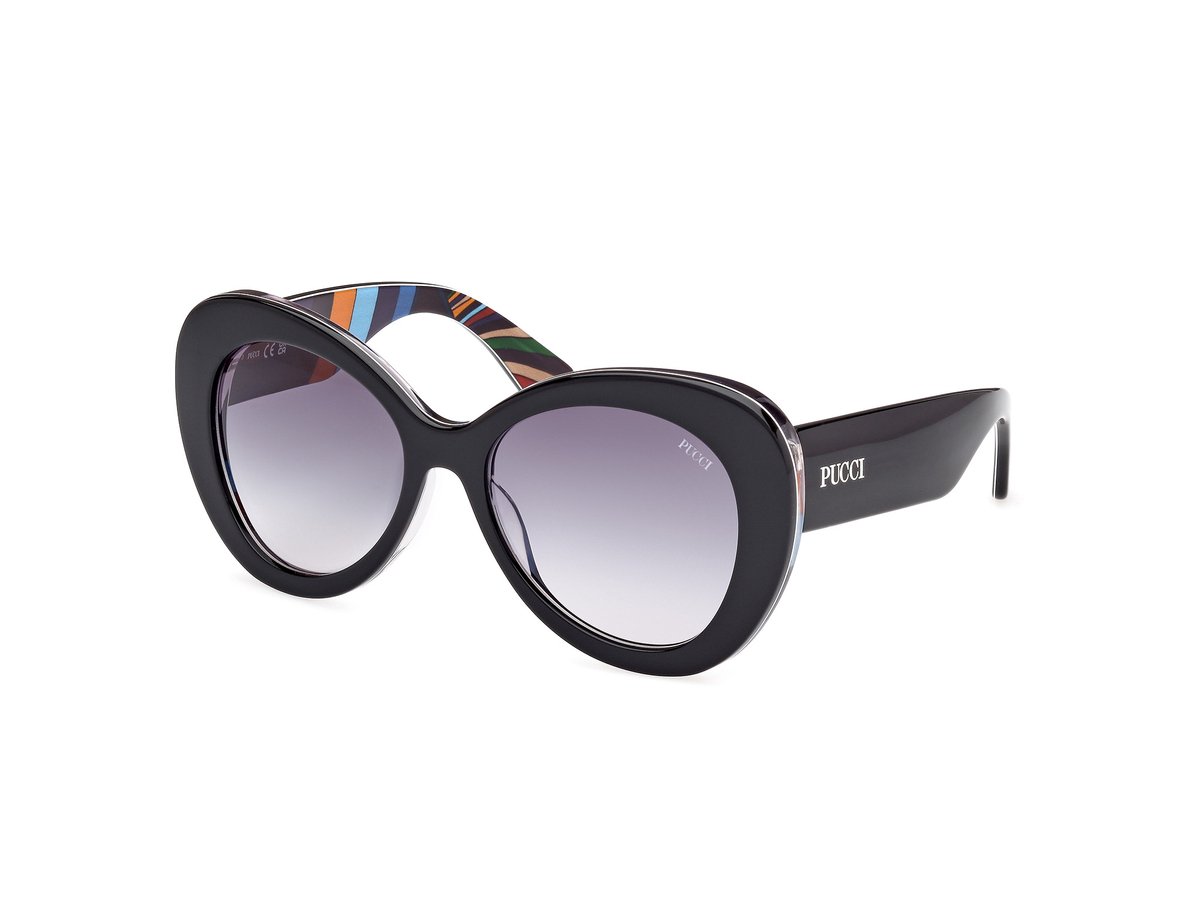 Pucci EP0232 Black/texture 56/18/140 WOMAN Zonnebrillen