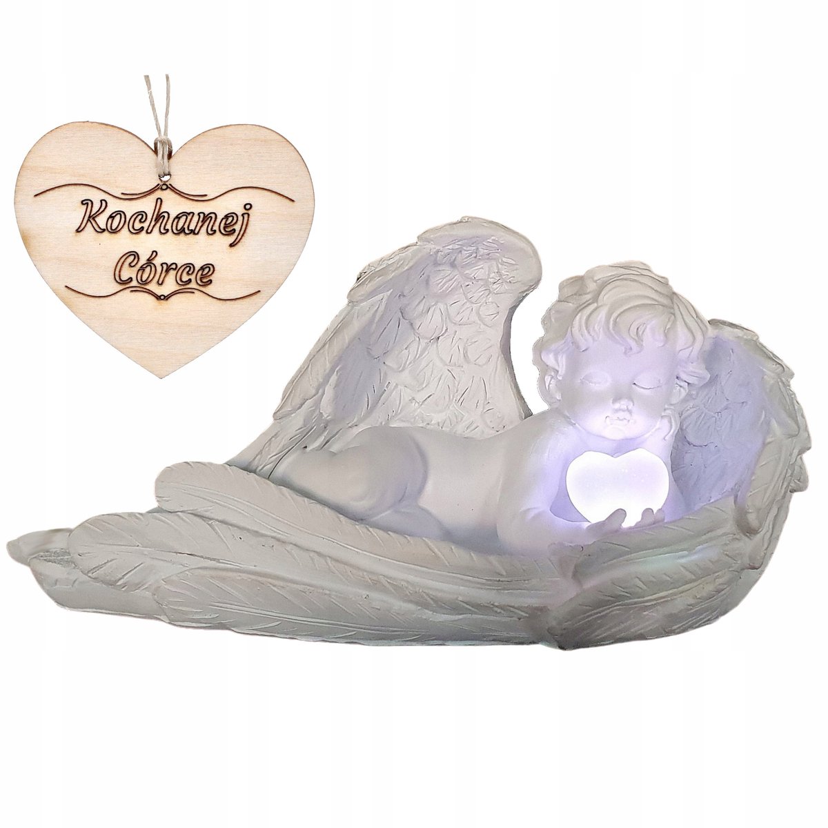 Rustende Engel RGB Tuin- of Grafdecoratie voor Dochter