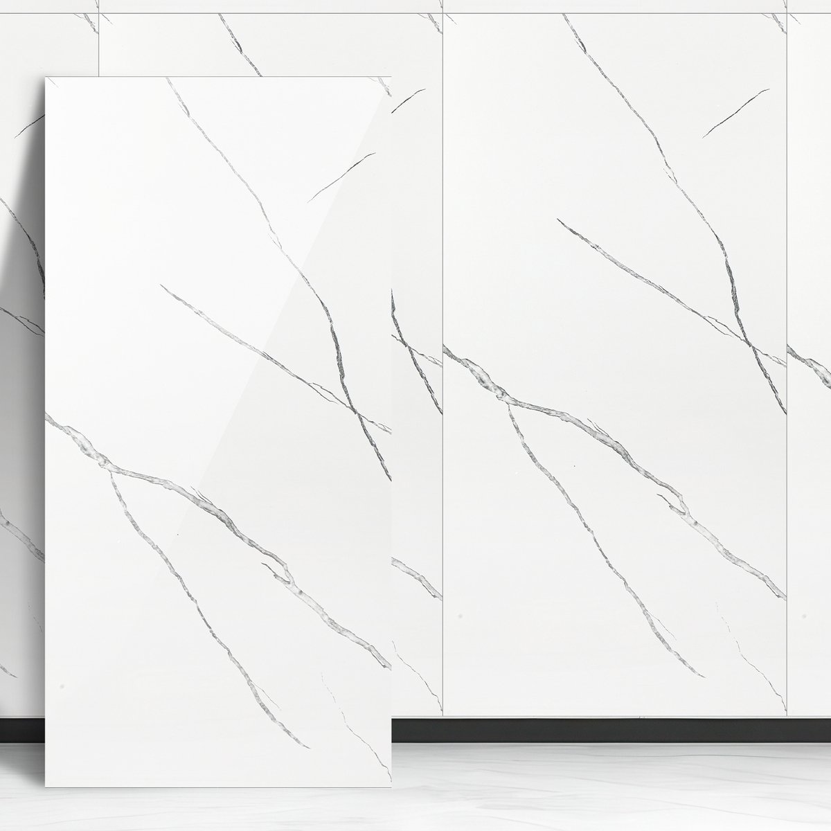60x120cm PVC wandpaneel - Marmer plaat - Badkamer paneel - Marmerlook - Renovatiepaneel -