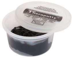 CanDo - Theraputty 56gr Xstevig/Zwart - Handoefenmateriaal