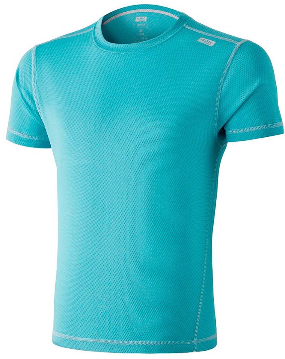 42k Running Lunar T-shirt Met Korte Mouwen Blauw 2XL Man