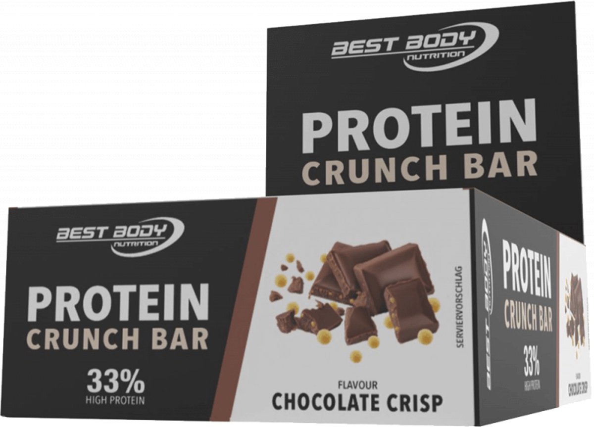Best Body Nutrition Protein Crunch Bar 33% (12x35g) Chocolate Crisp - Repen - Eiwit Repen
