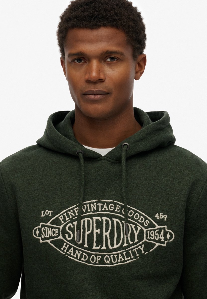 Superdry Outdoor Co hoodie met relaxte pasvorm Heren Hoodies Khaki