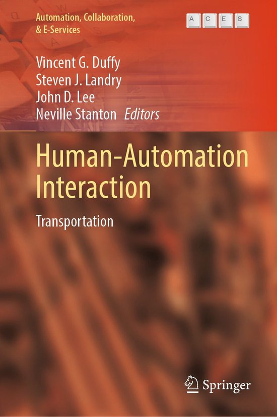 Intelligent Technologies and Robotics (R0) - Human-Automatio ... - cover
