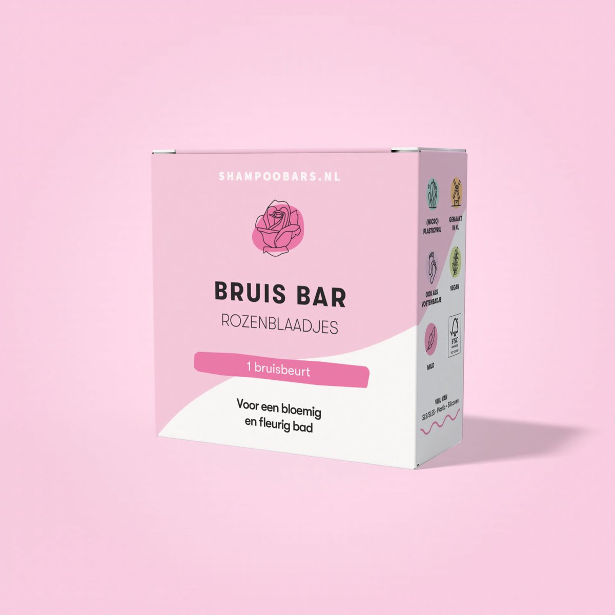 ShampooBars - Bruis Bar Rozenblaadjes - 60g