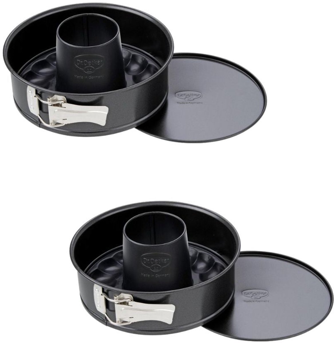 Set van 2 springvormen met savarinbodem 20 cm Dr Oetker Back Freude