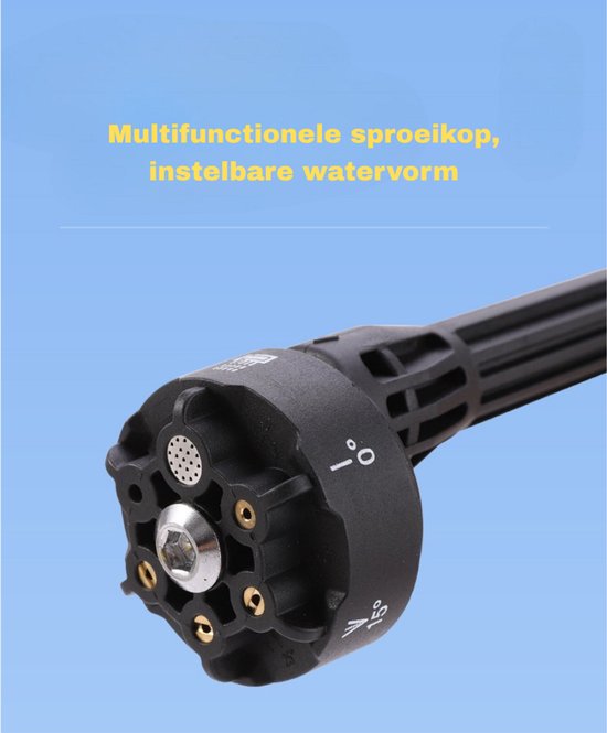 Truskore Hogedrukreiniger - Draadloze Hogedrukreiniger - Hogedrukspuit Auto & Terras - 2x 1500 mAh Accu - Met Opbergkoffer - Compact & Krachtig van Truskore — afbeelding 3