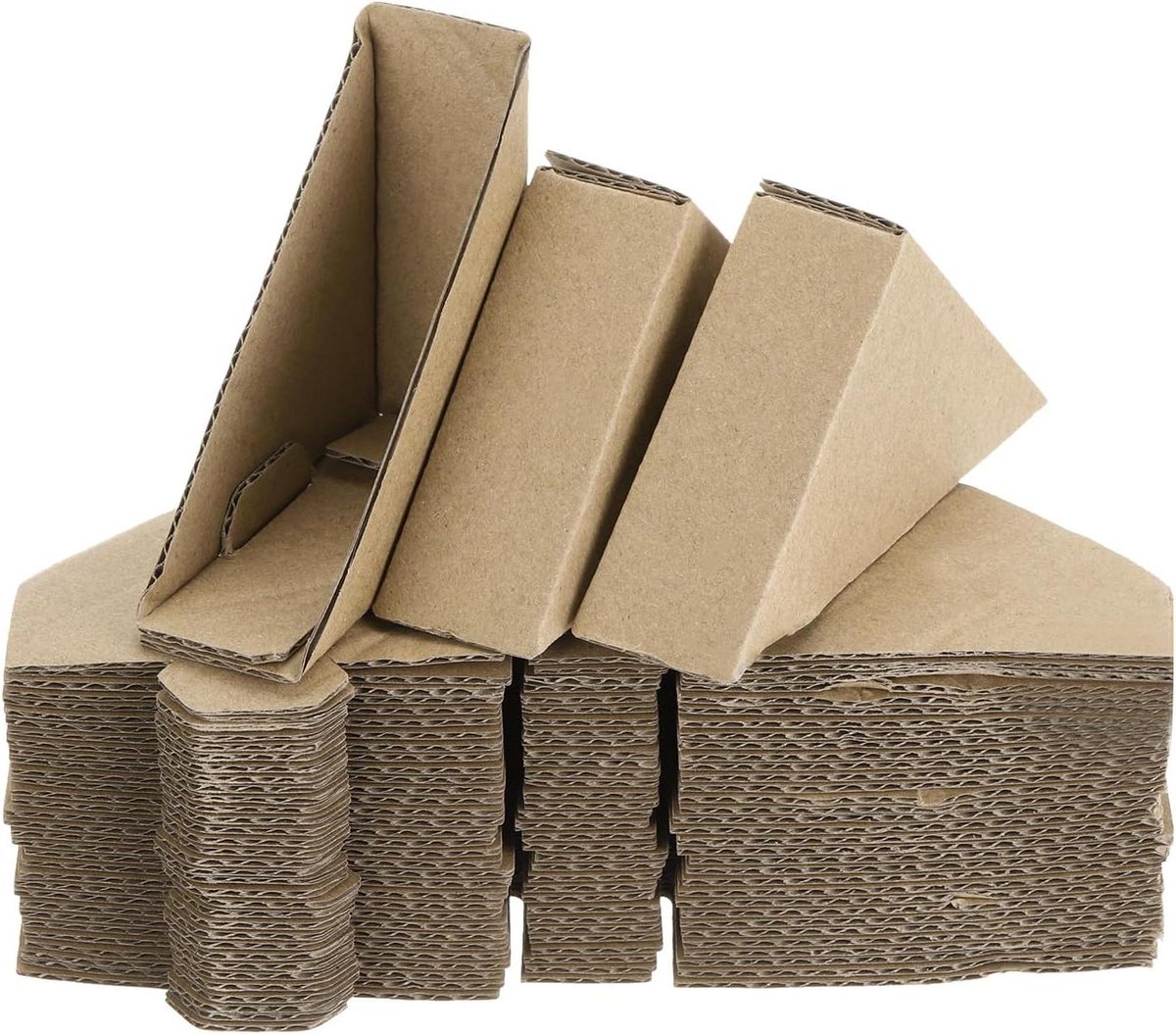Hoekbescherming van karton - verstelbaar - randbescherming - 7 x 7 x 3 cm - verpakking van 100 stuks