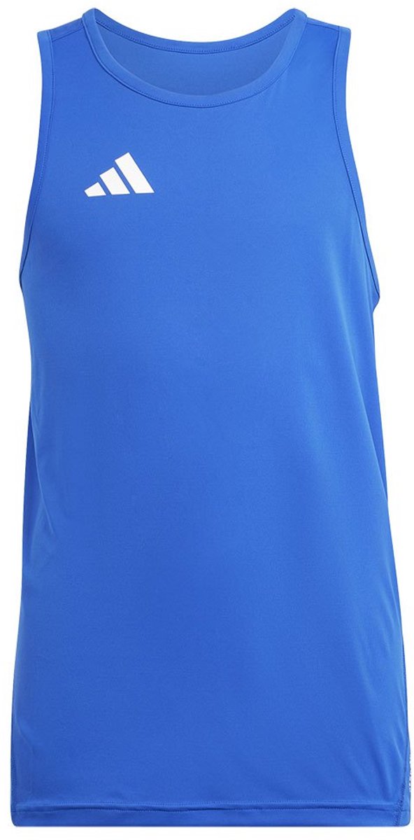 Adidas Team Singlet Mouwloos T-shirt 15-16 Years Jongen Blauw