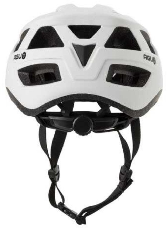 AGU Attivo - Fietshelm - In-mould helm - Unisex - 58-61cm - 18 ventilatieopeningen - Direct-dial systeem - Wit - L/XL van AGU — afbeelding 2