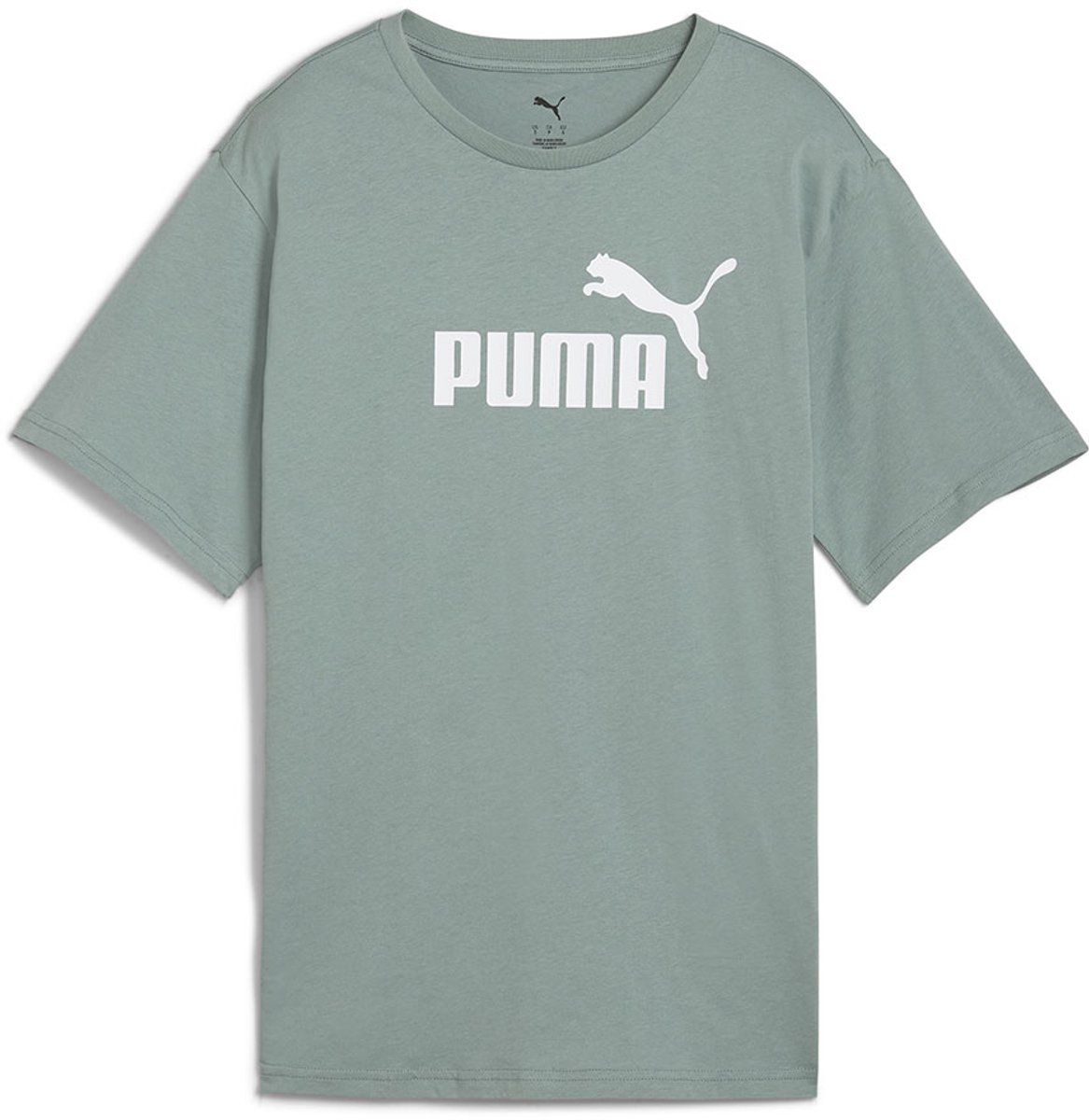Puma Ess N1 Logo Relaxed T-shirt Met Korte Mouwen XS Vrouw Groen