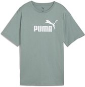 Puma Ess N1 Logo Relaxed T-shirt Met Korte Mouwen Groen XS Vrouw