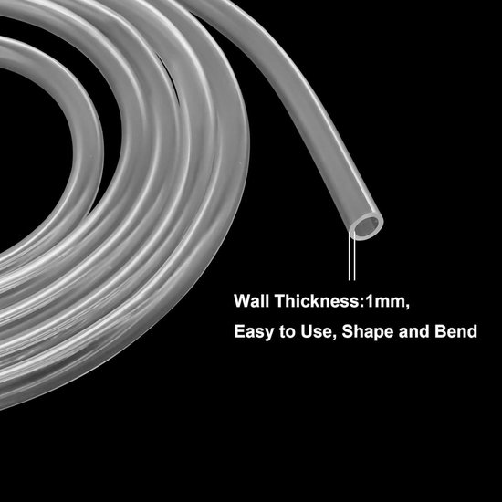 Silikon-Schlauch 2mm ID X 4mm OD – 1m Flexibel, Grau, Für Pumpe & Aquarium