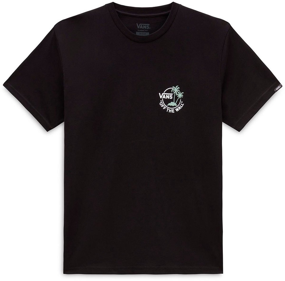 Vans Classic Mini Dual Palm T-shirt Met Korte Mouwen Zwart S Man