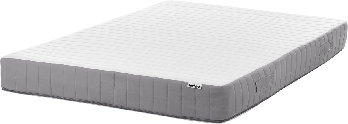 Beliani BREEZ - Pocketveringmatras stevig - Wit - 140 x 200 cm - Pocketveren