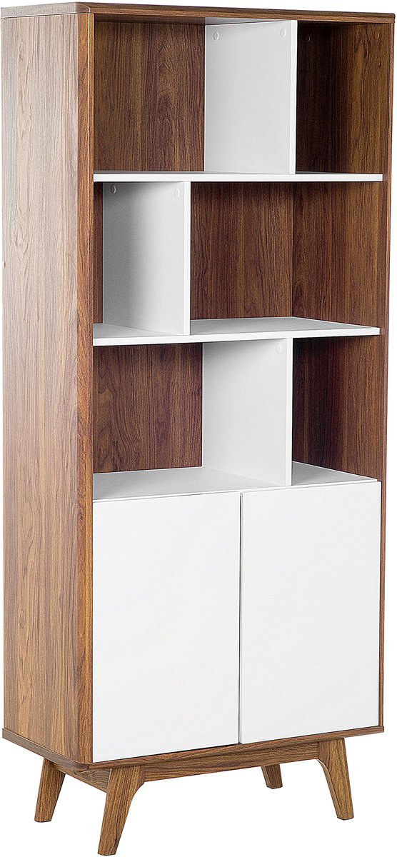 COLUMBUS - Boekenkast - Wit - MDF