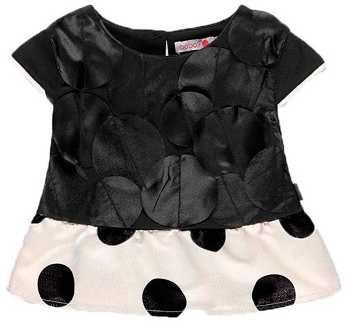 Boboli Knit Combined T-shirt Met Korte Mouwen Zwart 4 Years Jongens,Meisjes