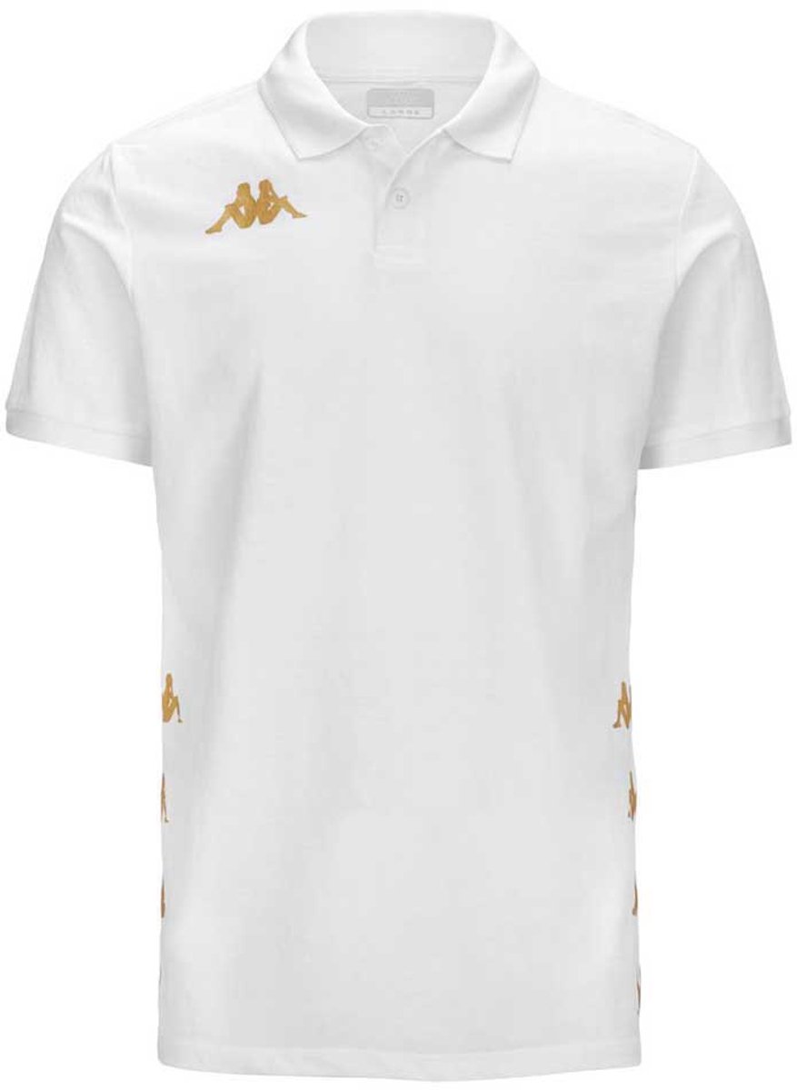 Kappa Gastio Korte Mouw Poloshirt XL Man Wit