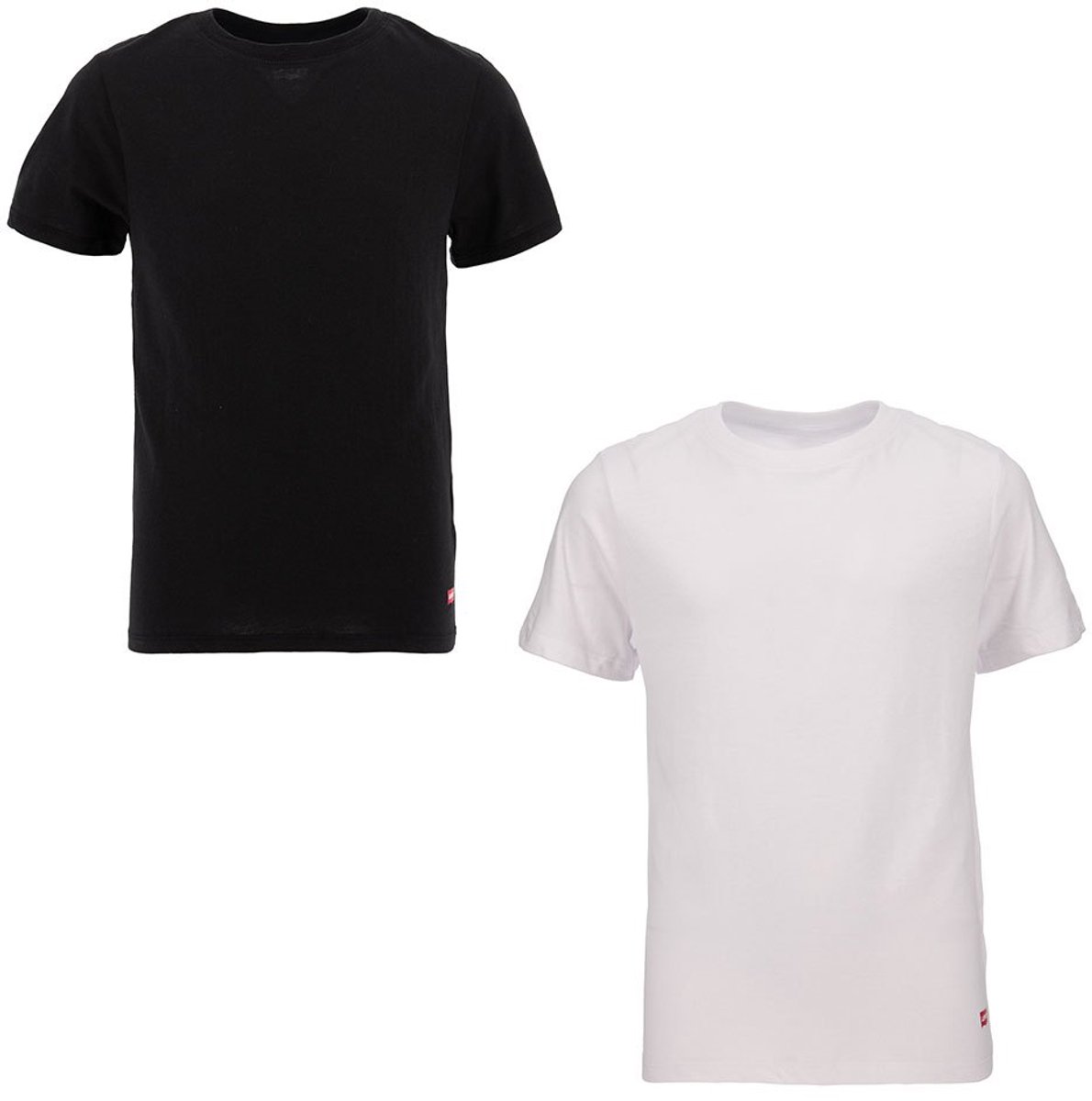 Levi´s ® Kids T-shirt Met Korte Mouwen 2 Eenheden 7 Years Kinderen Zwart