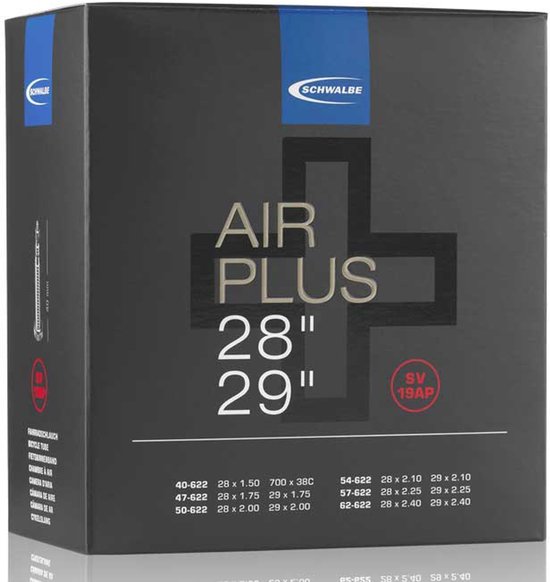 Schwalbe Binnenband 21+ap 27.5 X 2.10/2.75 (54/70-584) Fv 40 Mm van Schwalbe — afbeelding 2