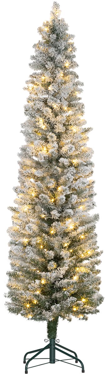 HOMCOM-Kerstboom-52x52x180cm-Kunststof-Groen