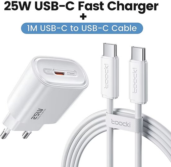 Nubia 100W USB C-oplader met 1m Kabel, 3-poorts PD Charger