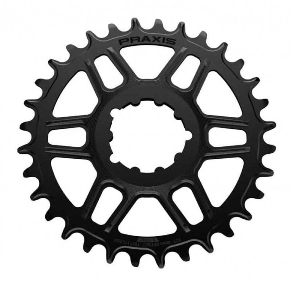 Praxis kettingblad 1x MTB DM 34T 0mm-offset 10/11/12sp