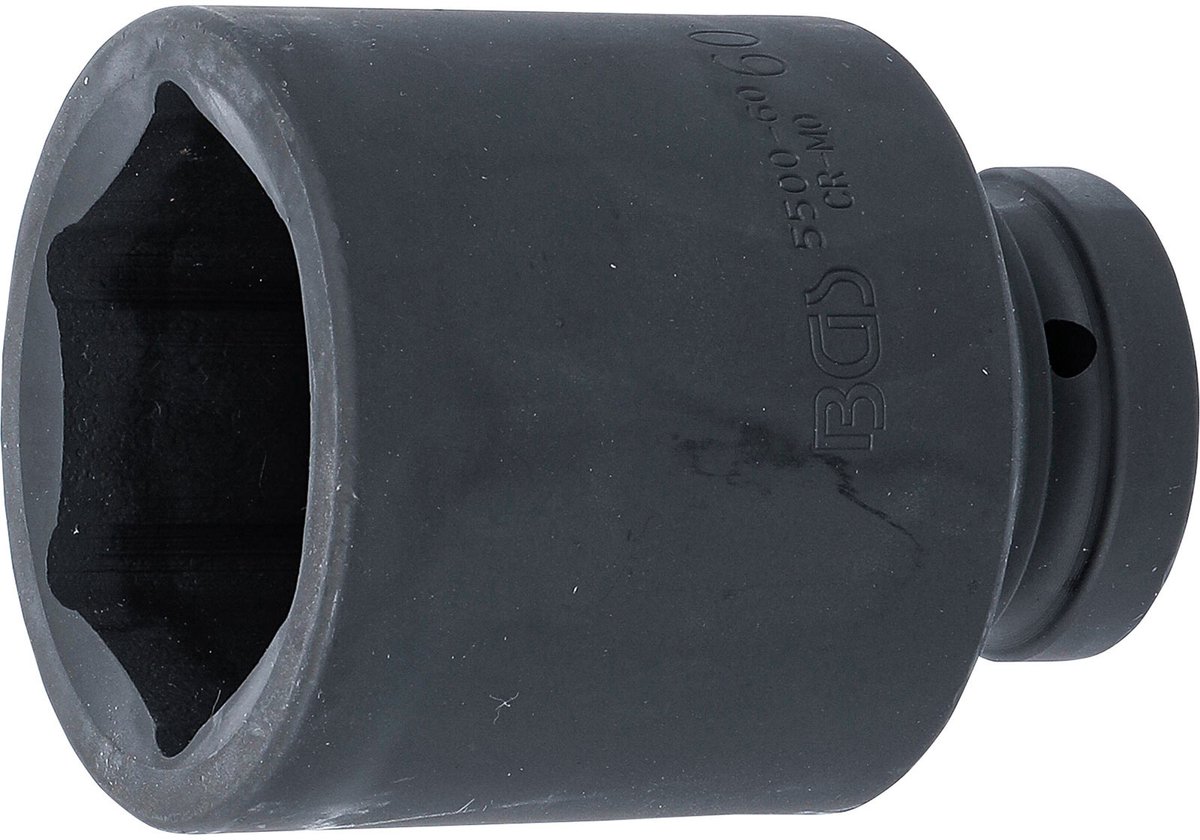 BGS Kracht Dopsleuteldop zeskant, diep - 1 - 60 mm