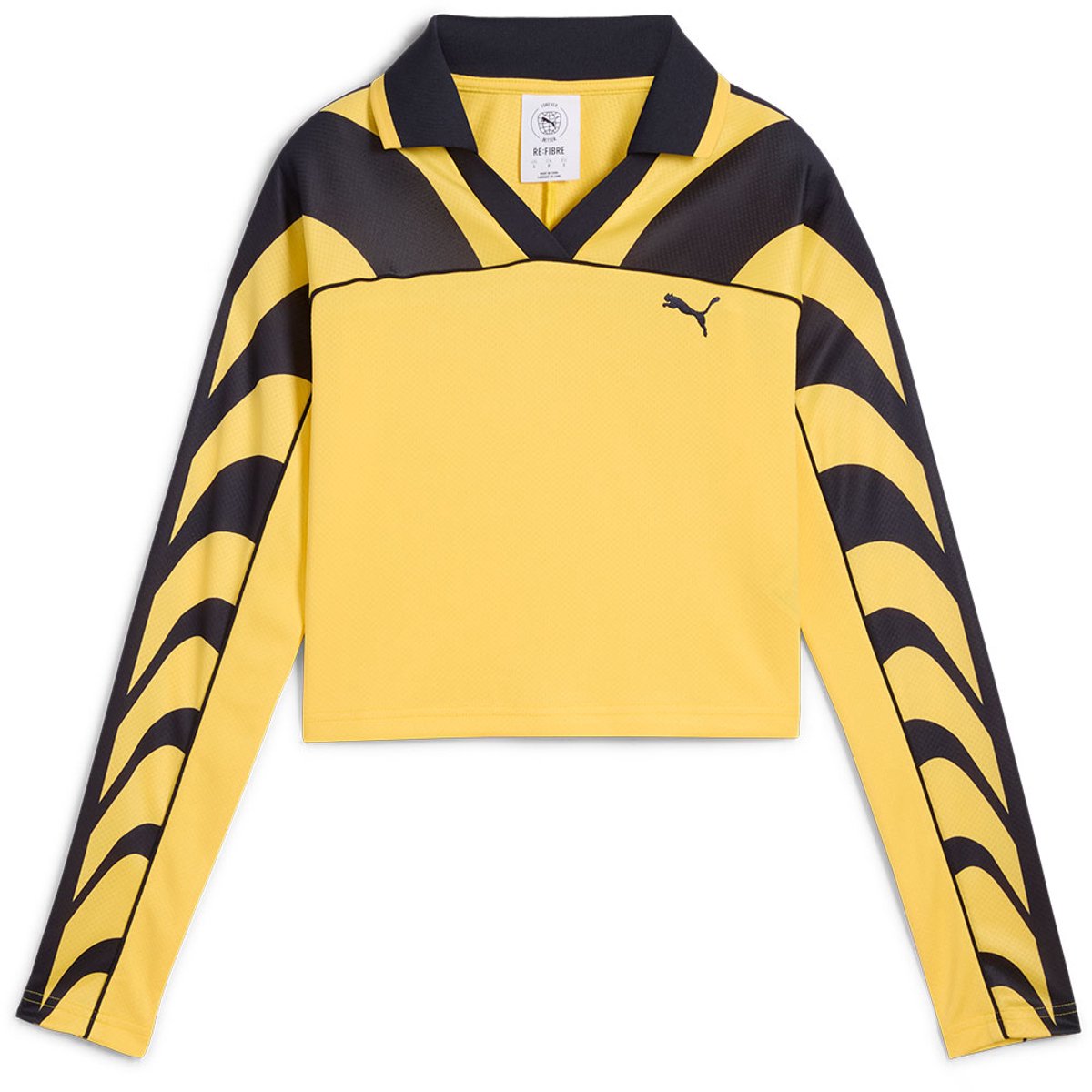 Puma Road To Unity Football Baby T-shirt Met Lange Mouwen Geel XS Vrouw
