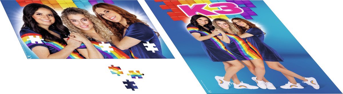 K3 puzzel - 30,5 x 21,5 cm - 104 stukjes — cadeau in Spellen & Speelgoed - foto 5