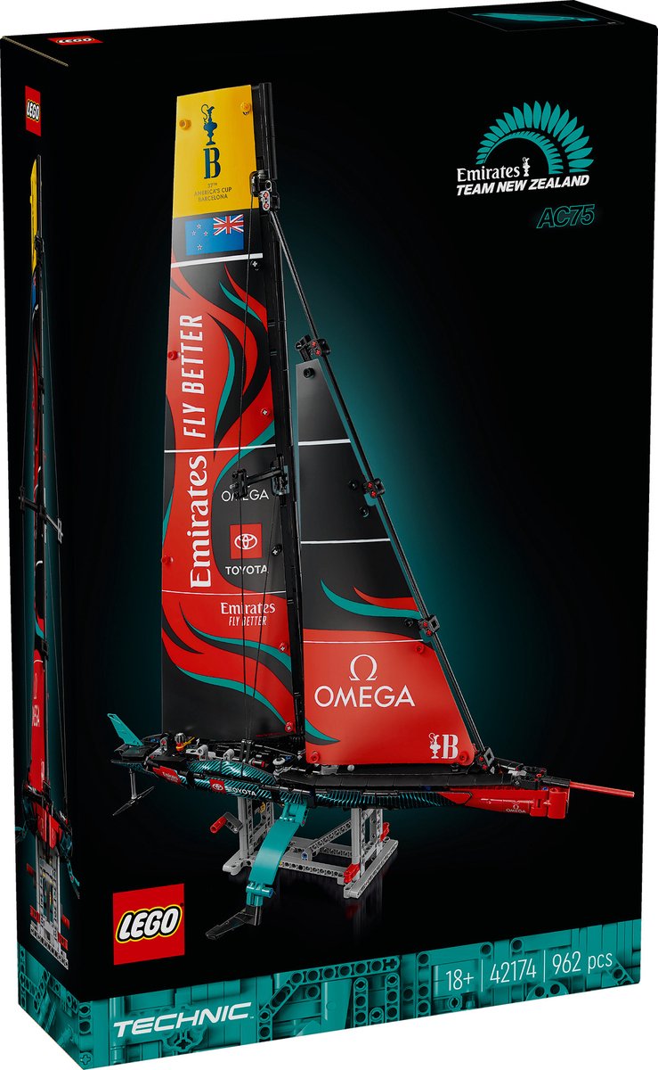 LEGO 42174 Technic Emirates Team New Zealand AC75