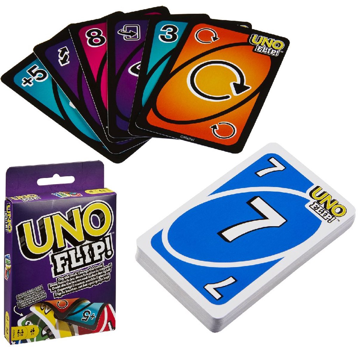 Mattel Games UNO Flip Kaartspel — afbeelding 12