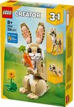 Boîte LEGO Creator 3-en-1 avec lapin, cerf et phoque.